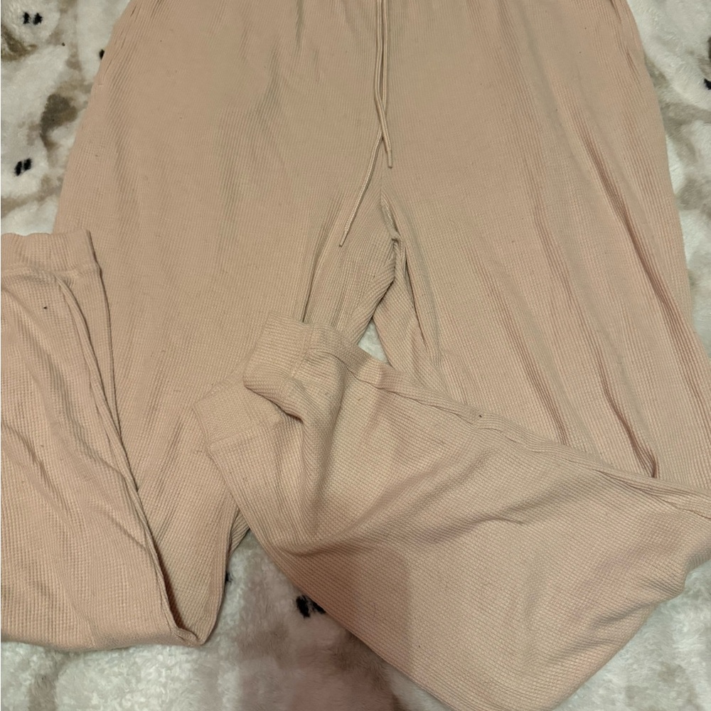 Victoria's Secret Light Tan Lounge Pants so cozy
